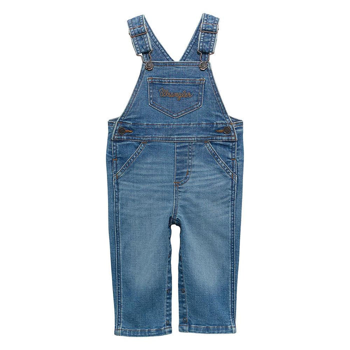 Infant Girl's Denim Overalls