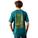 Boy's Mediterranean Bison Wander Flag Tee Shirt