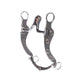 2 3/4in Ported Copper Roller Big Clevis Rings Shank Bit