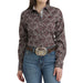 Women's Paisley Button Shirt