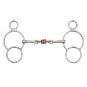 Double Jointed Triple Copper Roller Two Ring 5.25in
