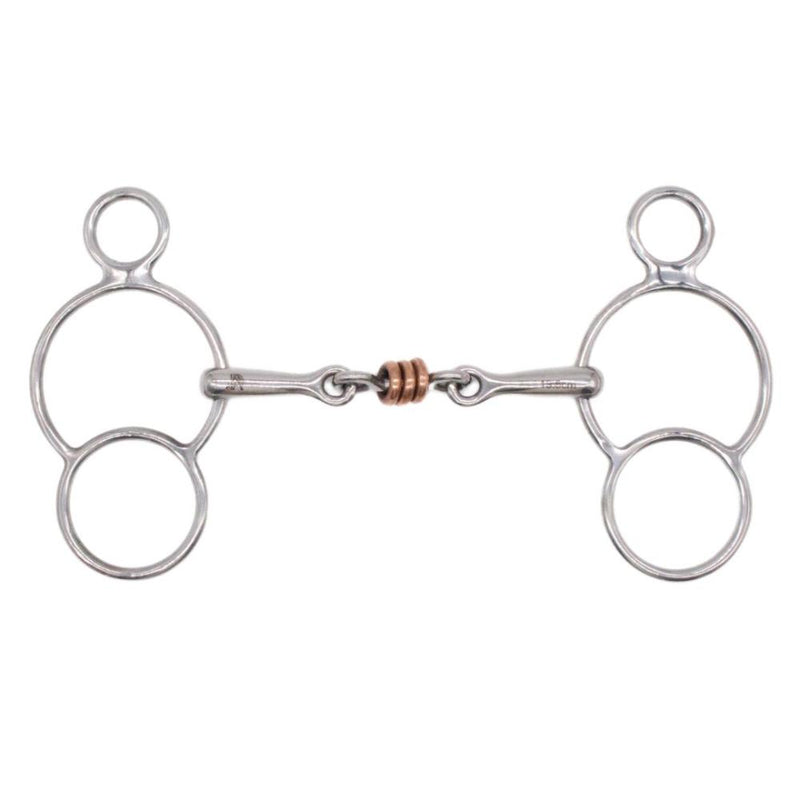 Double Jointed Triple Copper Roller Two Ring 5.25in