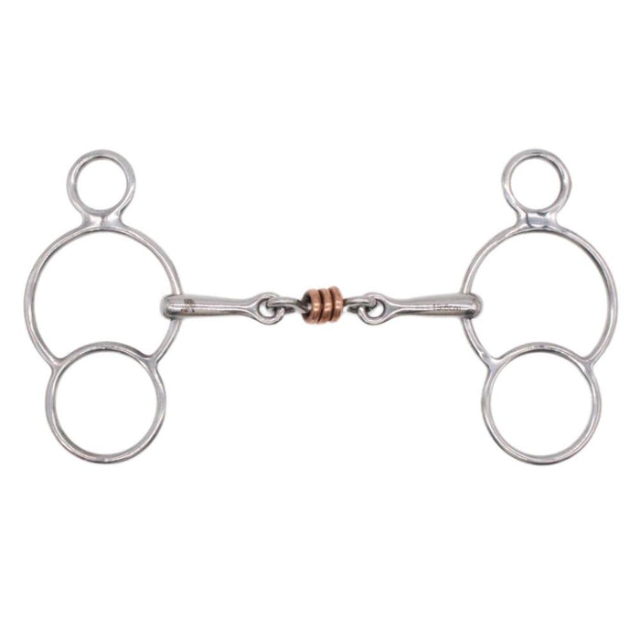 Double Jointed Triple Copper Roller Two Ring 5.25in