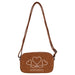 Leather Hearts Brown Camera Bag