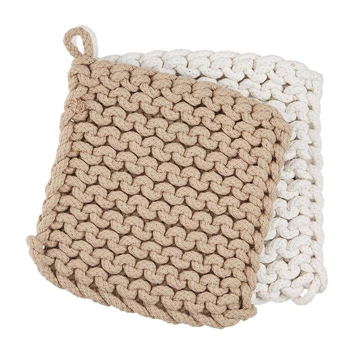 Taupe Crochet Pot Holder