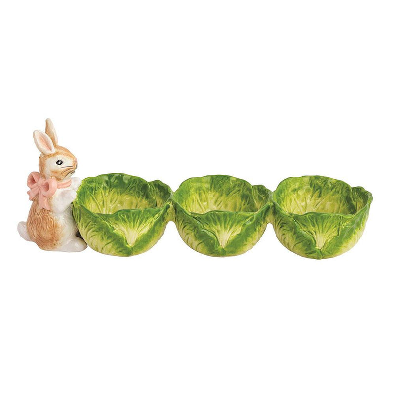 Bunny Cabbage Triple Dish