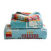 Aqua 3 Piece Towel Set