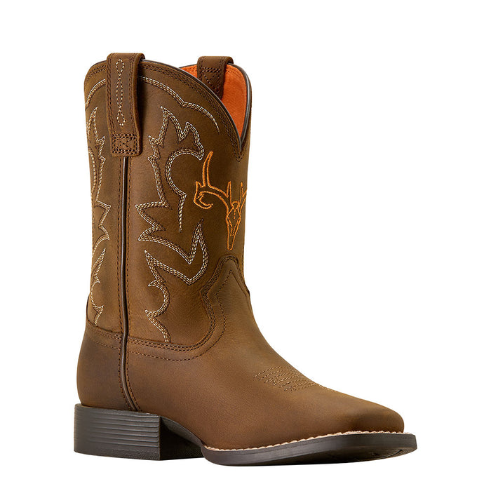 Kid's Deer Ridge Distressed Brown Vamp and Top
