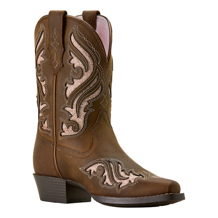Kid's Fashion Bliss Sassy Brown Snip Toe Boot