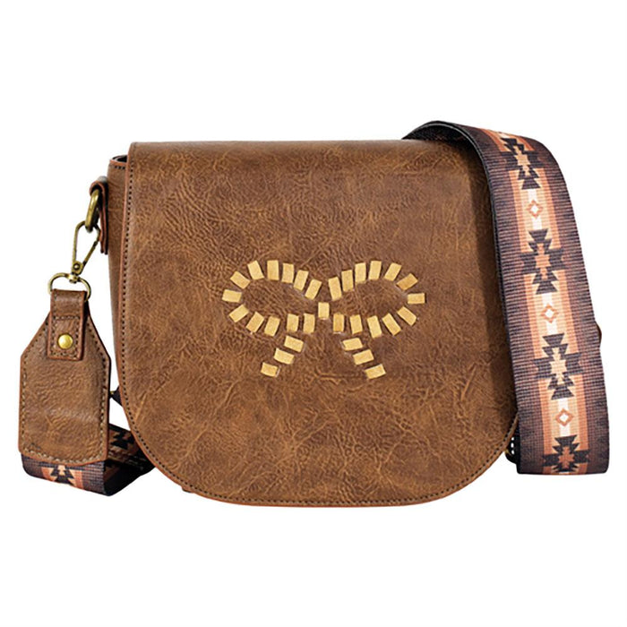 Leather Bow Saddle Bag