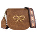 Leather Bow Saddle Bag