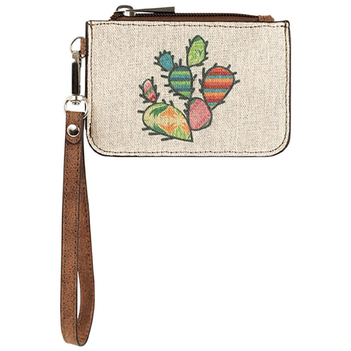 Catchfly Cactus Canvas Card Wallet