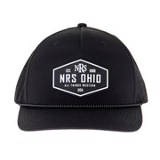 Ohio Black Rubber Patch Cap