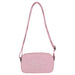 Leather Hearts Pink Camera Bag