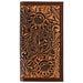 Tan Tooled Leather Rodeo Wallet