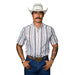 Men's White Brooks Short Sleeve Snap Shirt