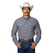 Men's Brown Conner Long Sleeve Snap Shirt