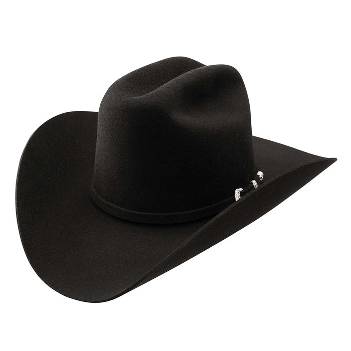 4X Black Brenham 4in Brim Felt Hat