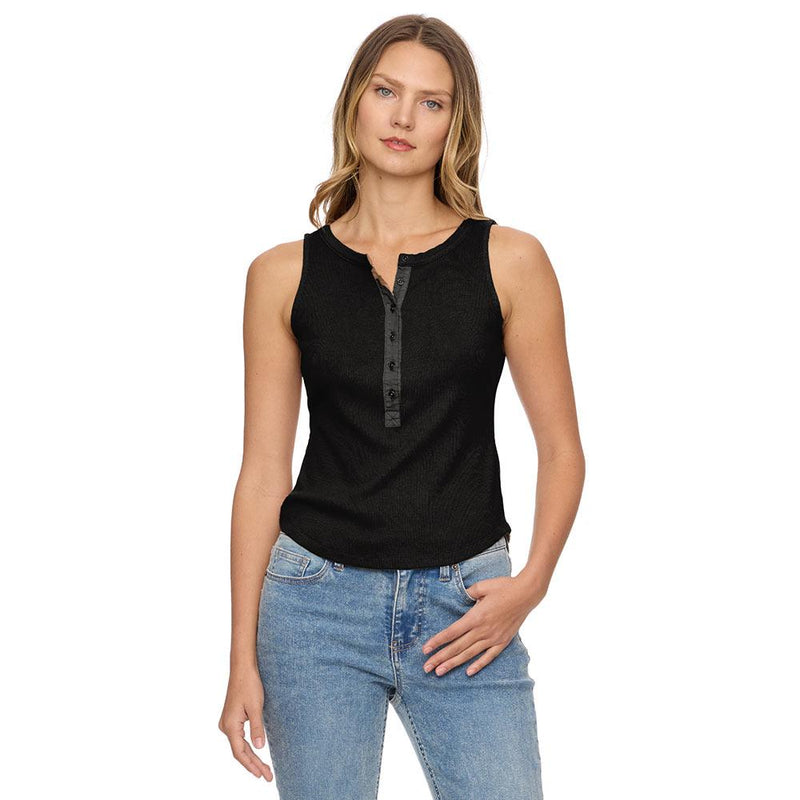 Women's Denning Black Tank Top