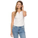 Women's Denning White Tank Top