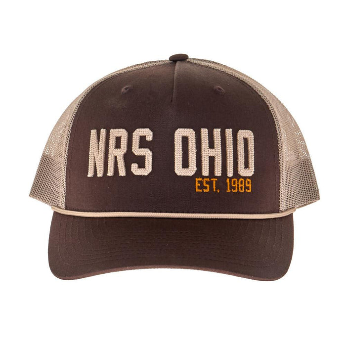 Ohio Embroidered Brown & Khaki Cap