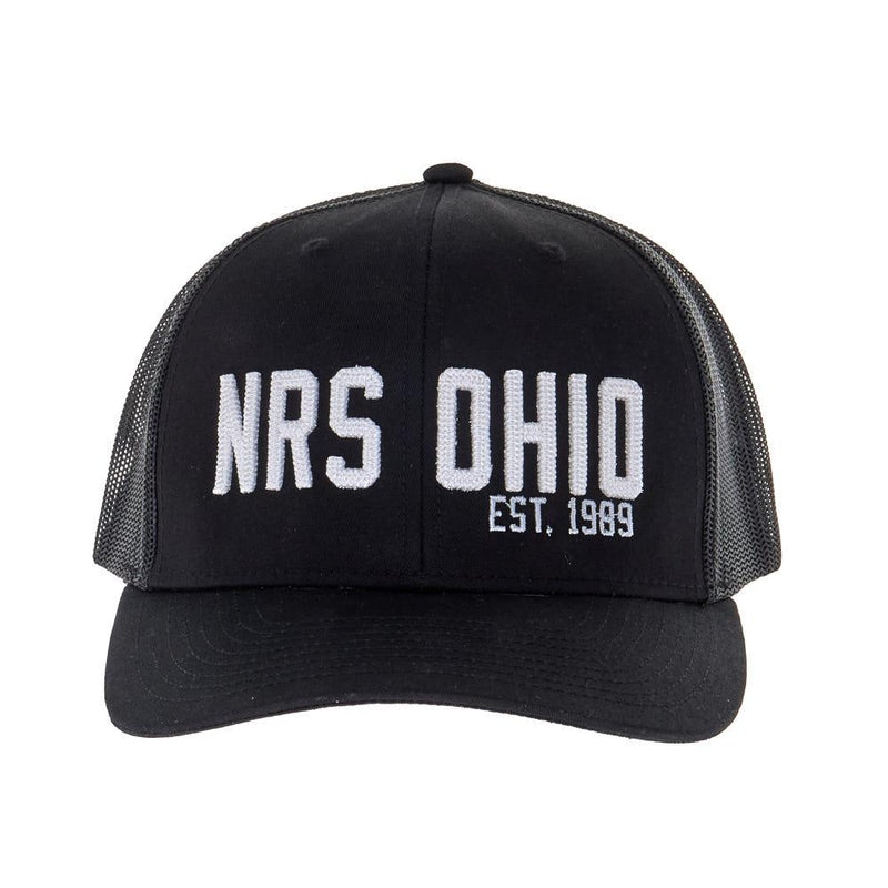 Ohio Embroidered Black Cap