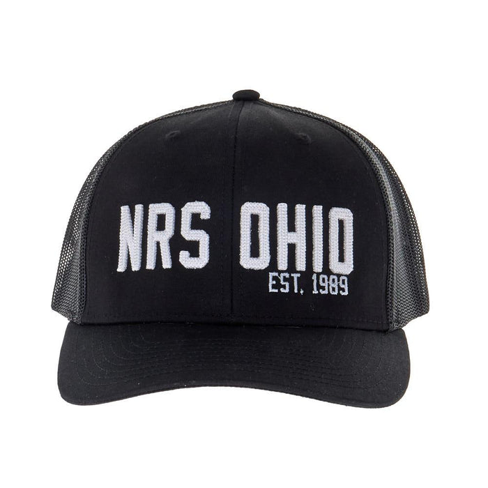 Ohio Embroidered Black Cap