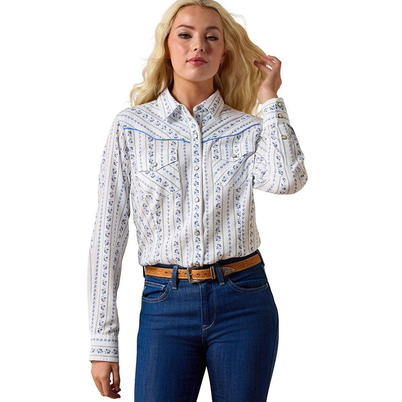 Women's Blossom Stripe Western Shirt