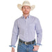 Men's Pink Geo Print Long Sleeve Shirt