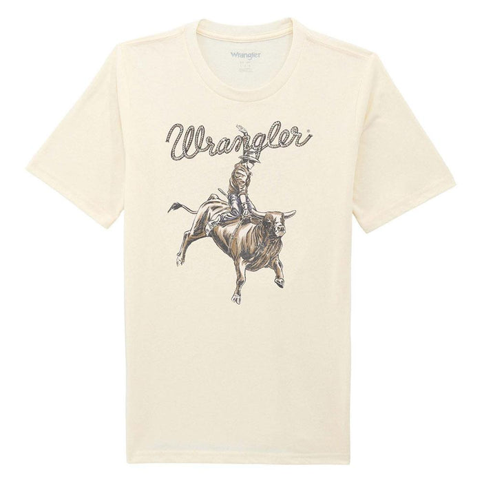 Boy's Bucking Bull White Tee Shirt