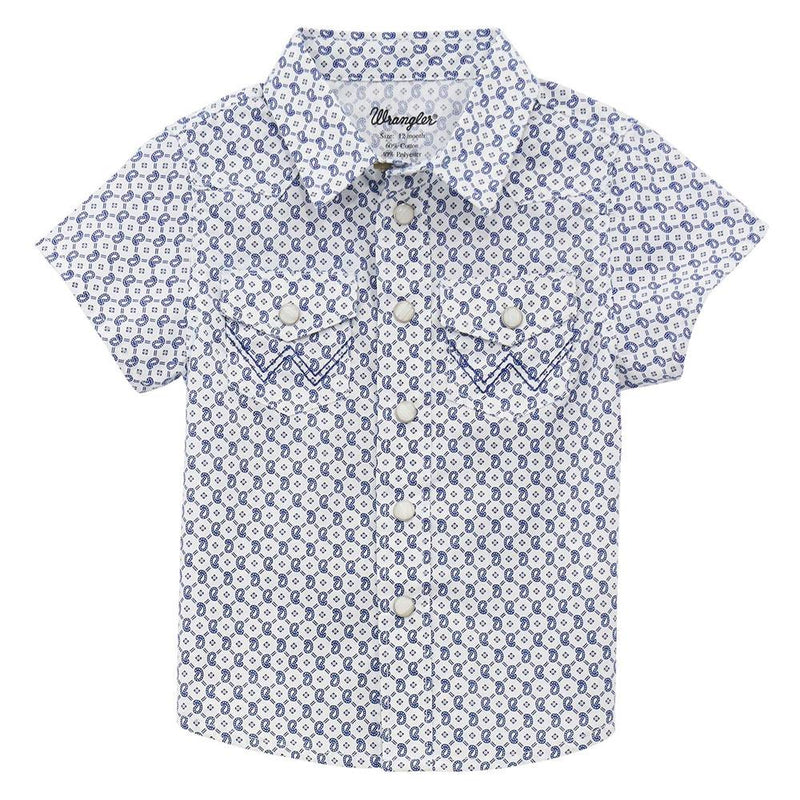 Infant Boy's Blue Snap Onesie