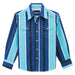 Boy's Blue Multi Striped Shirt