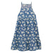 Girl's Denim Horse Print Dress