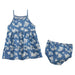 Infant Girl's Denim Horse Print Dress