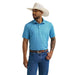 Men's Airy Blue Performance Polo