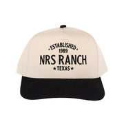 Ranch Texas Cream & Black Embroidered Logo Cap