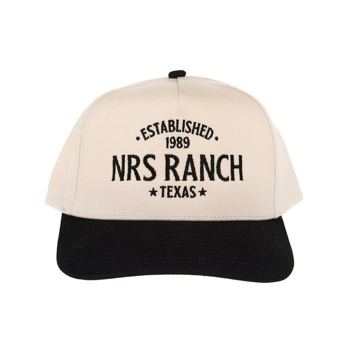 Ranch Texas Cream & Black Embroidered Logo Cap