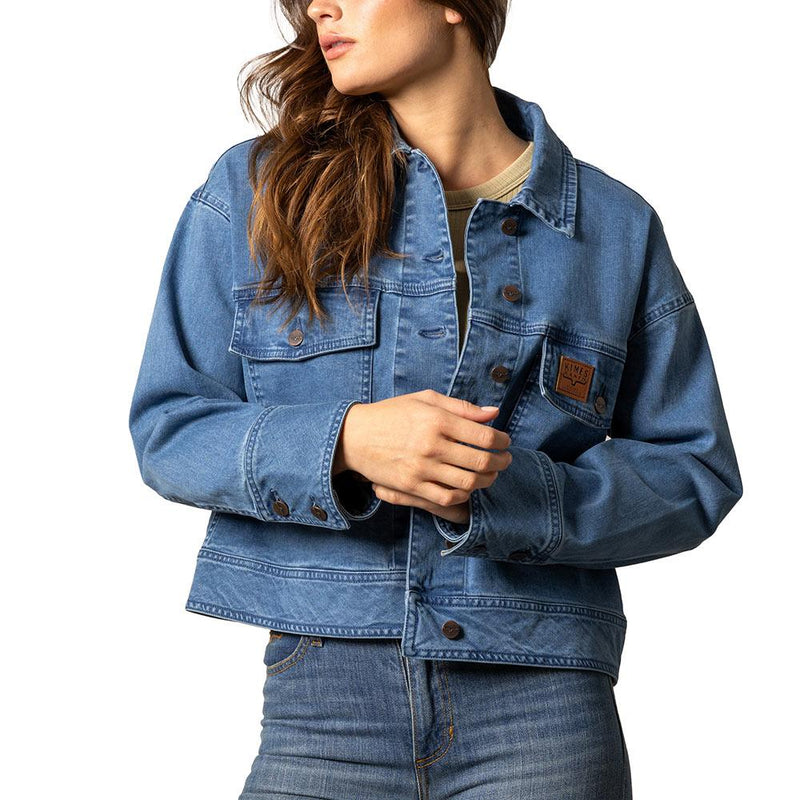 Women's Joey Boxy Antique Wash Denim Jacket