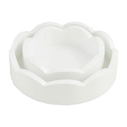 Mini Scalloped Tray Set