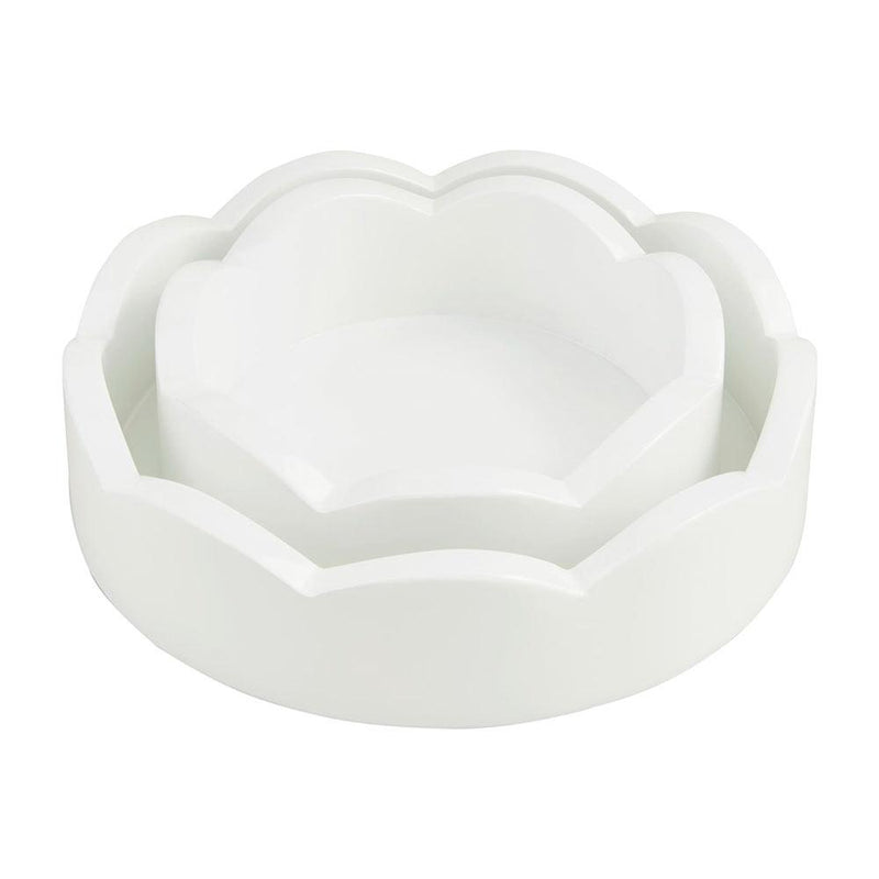 Mini Scalloped Tray Set