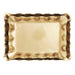 Brass Ruffle Nested Tray Set