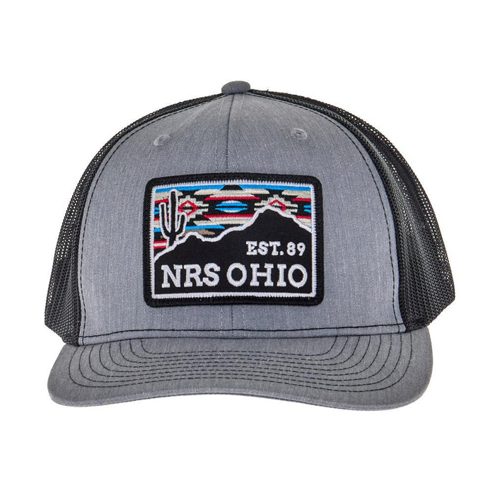 Ohio EST 89 Grey, Black Cactus Aztec Cap