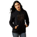Women's Black Booted Logo Hoodie