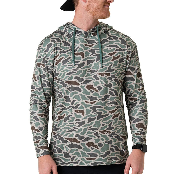 Men's Retro Duck Camo Performance Hoodie