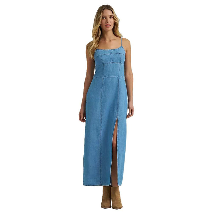 Women's Denim Maxi Dress