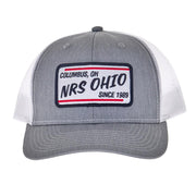 Ohio Grey & White Embroidered Logo Cap