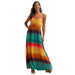 Women's Vintage Yellow Maxi Dress