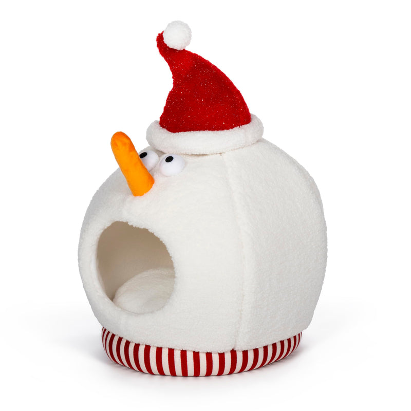 Frosty`s Hideaway Winter Holiday Pet Bed