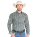 Men's Tan Paisley Snap Shirt
