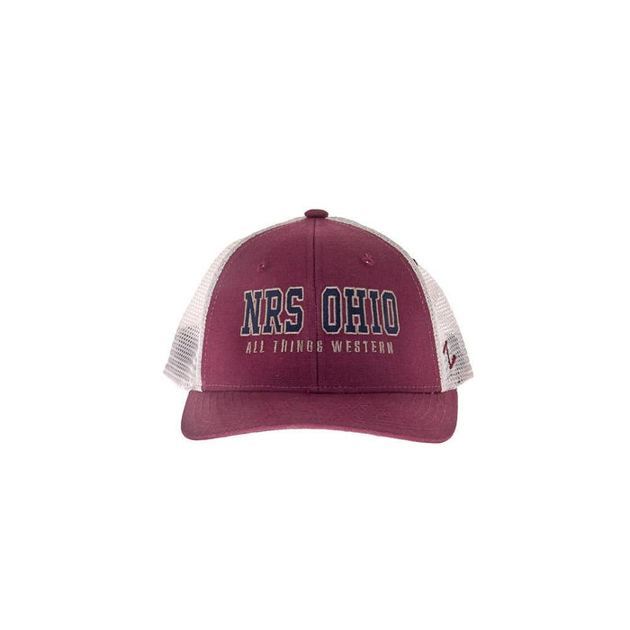 Ohio All Things Western Burgundy Cap